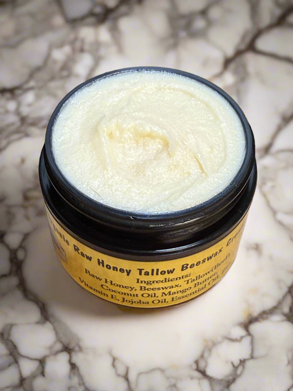 Organic Raw Honey Tallow Beeswax Cream
