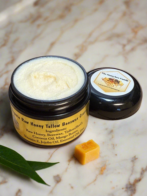 Organic Raw Honey Tallow Beeswax Cream