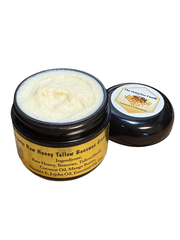 Organic Raw Honey Tallow Beeswax Cream