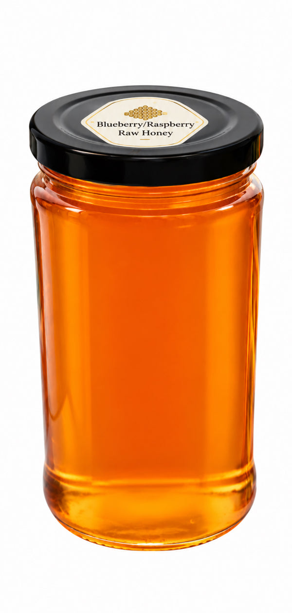 Blueberry / Raspberry Raw Honey Large