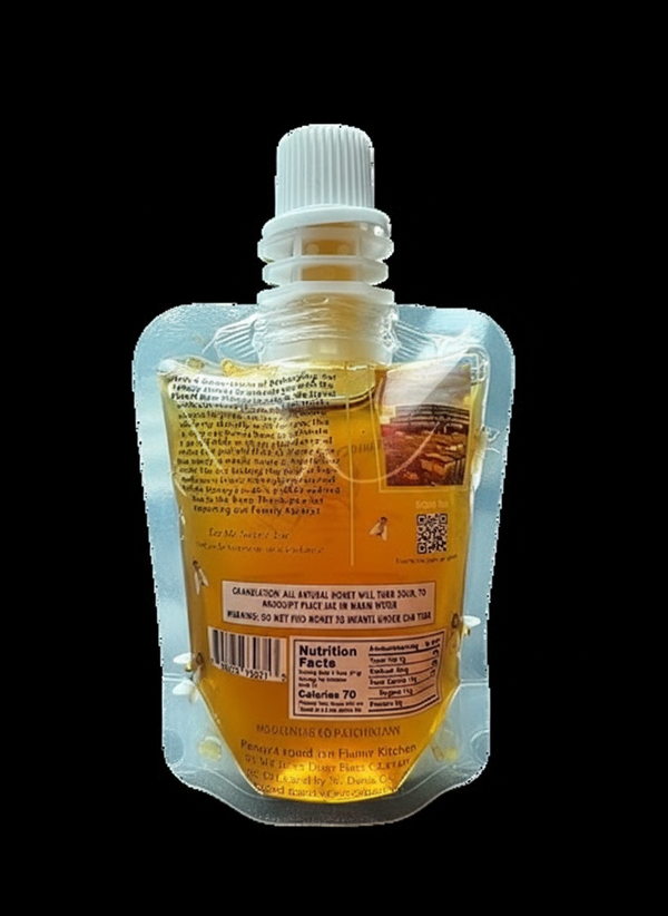 Stone Fruit Raw Honey Pouch
