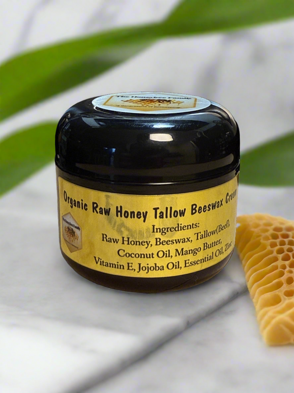 Organic Raw Honey Tallow Beeswax Cream